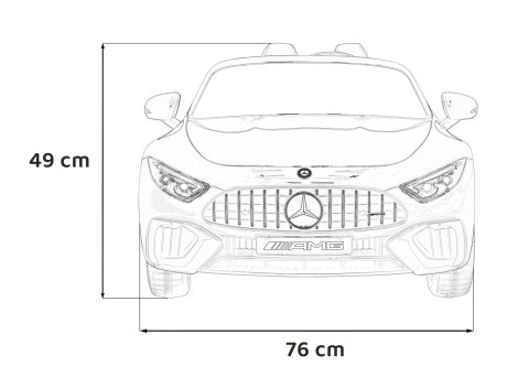 Pojazd Mercedes Benz AMG SL63 Czerwony