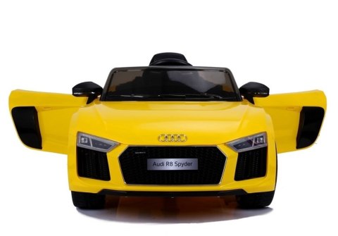 Auto na Akumulator Audi R8 Spyder Żółty Lakierowany