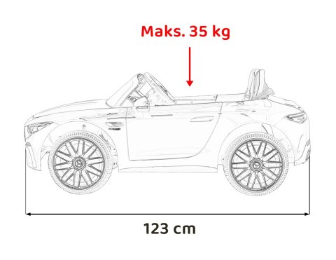 Auto na akumulator Mercedes 4x4 AMG SL63 Biały