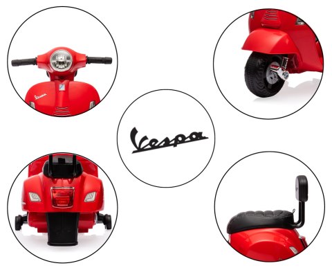 Milly Mally Pojazd na akumulator Mini Vespa GTS Red