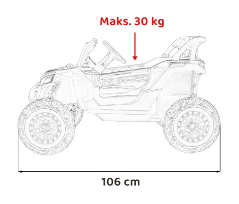 Pojazd Buggy ATV Defend 4x4 Niebieski