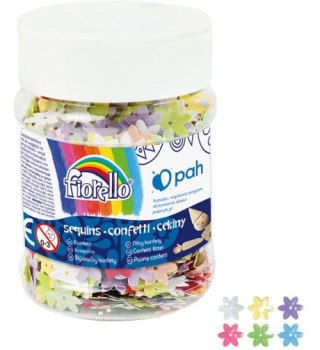 Cekiny confetti FIORELLO GR-C50-14 kwiatek słoik 50g