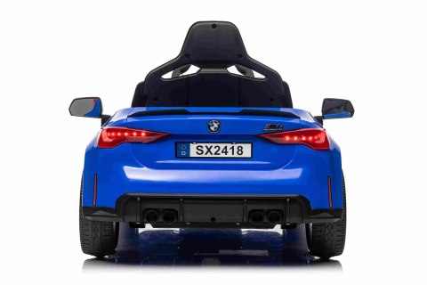 Dla Dzieci Auto na Akumulator BMW M4 Niebieskie