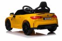 BMW M4 Dla Dzieci Auto na Akumulator Żółte 2x35W