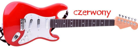 Gitara elektryczna rockowe brzmienie zabawa IN0094