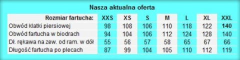 Biały fartuch laboratoryjny damski kitel Rozmiar XXS 100% bawełna Fartuch Biały Laboratoryjny Kraków Biały fartuch medyczny