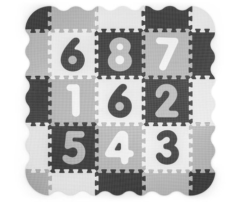 Milly Mally Mata piankowa puzzle Jolly 3x3 Digits - Grey