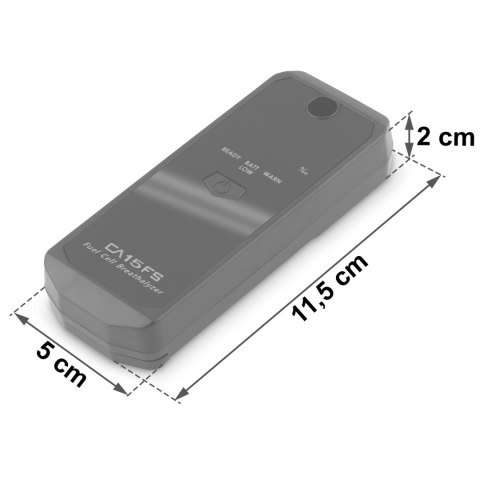 Alkomat elektrochemiczny CA 15FS + ustniki