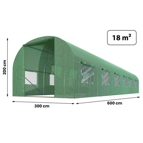 Folia na tunel ogrodowy 3x6m (18m2) Plonos