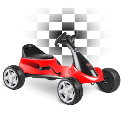 Gokart dziecięcy na pedały RK-595 czerwony