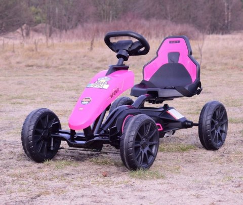 DUŻY GOKART SPEED NA PEDAŁY Z HAMULCEM, REGULOWANE SIEDZENIE, JAKOŚĆ/AHL005