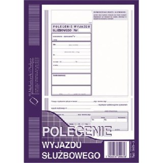 Druk-PWS polecenie wyjazdu służbowego 505-3