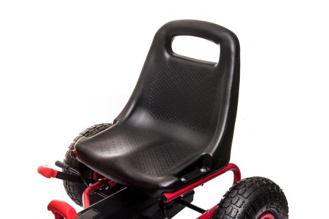 Gokart Na Pedały dla dziecka pompowane koła AIR PerHour Czerwony