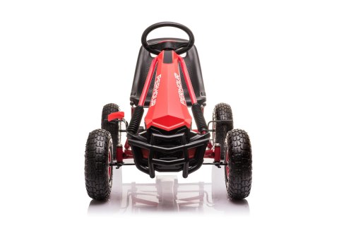 Gokart Na Pedały dla dziecka pompowane koła AIR PerHour Czerwony