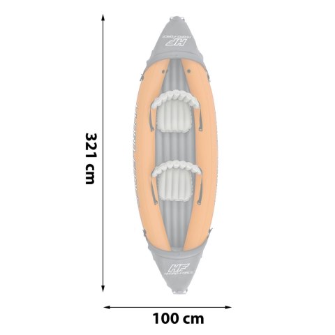 Kajak dmuchany Lite Rapid X2 321 x 88 cm Bestway 65077