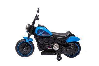 Motor dla dzieci dla 4 latka Motorek Chopper FASTER Niebieski