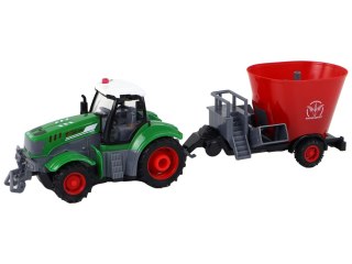 Traktor RC Zdalnie Sterowany Przyczepa Do Żniw Efekty Świetlne