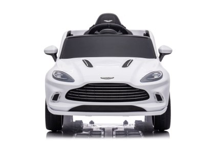 Aston Martin DBX na akumulator dla dzieci Biały + Pilot + EVA + Pasy + Wolny Start + Audio LED