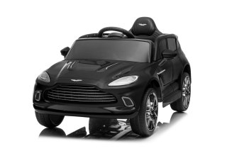 Aston Martin DBX na akumulator dla dzieci Czarny + Pilot + EVA + Pasy + Wolny Start + Audio LED