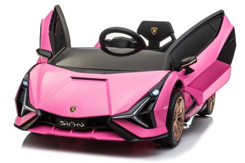 Auto na akumulator dla dziewczynki Lamborghini SIAN Różowy