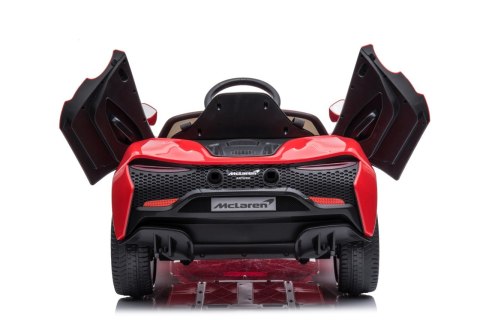 McLaren Artura na akumulator dla dzieci Czerwony + Napęd 4x4 + Pilot + Wolny Start + EVA + Audio LED