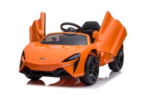 McLaren Artura na akumulator dla dzieci Pomarańczowy + Napęd 4x4 + Pilot + Wolny Start + EVA + Audio LED