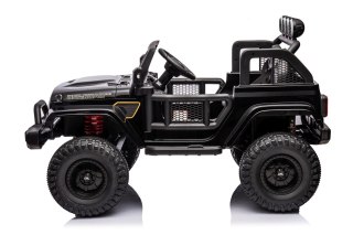 Auto terenowe OFF-ROAD 3.0 dla dzieci Czarny + Pilot + Wolny Start + Pasy + Audio LED