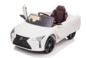 Lexus LC500 na akumulator dla dzieci Biały + Pilot + Wolny Start + EVA + Audio LED