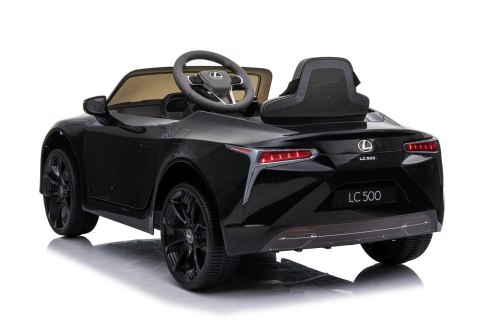 Lexus LC500 na akumulator dla dzieci Czarny + Pilot + Wolny Start + EVA + Audio LED