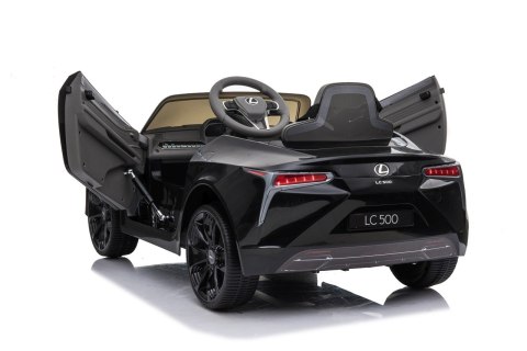 Lexus LC500 na akumulator dla dzieci Czarny + Pilot + Wolny Start + EVA + Audio LED