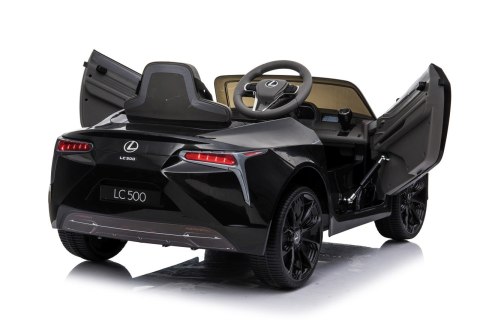 Lexus LC500 na akumulator dla dzieci Czarny + Pilot + Wolny Start + EVA + Audio LED