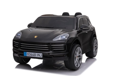 Elektryczny Porsche Cayenne S Czarny lakier Jazda dla dzieci