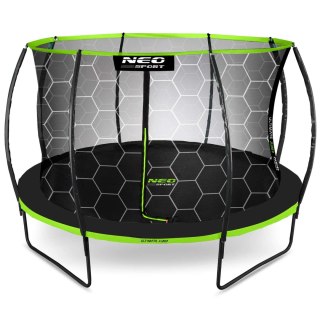 Trampolina ogrodowa profilowana 12ft/374cm z siatką wewnętrzną Neo-Sport