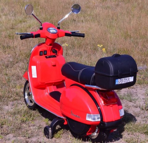 ORYGINALNA VESPA PX150, MIĘKKIE KOŁA, MIĘKKIE SIEDZENIE, KUFEREK/PX150