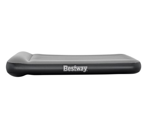 Bestway 67556 Materac dmuchany turystyczny z wbudowaną pompą powietrza Tritech Twin 1.88m x 0.99m x