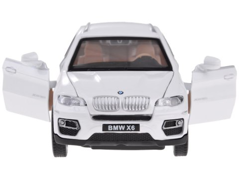 Auto metalowe BMW X6 model skala 1:32 biały SUV światło dźwięk ZA4606