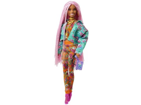 Barbie Extra Modna stylowa Lalka + myszka DJ i akcesoria nr10 ZA4934