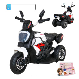 MOTOREK Elektryczny dla dzieci motorek na akumulator Skuter FAST TOURIST