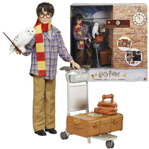 Mattel Lalka Harry Potter na peronie + sowa Hedwiga GXW31 ZA4930