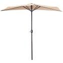 Parasol ogrodowy pół-parasol ścienny na taras 2,7m beżowy