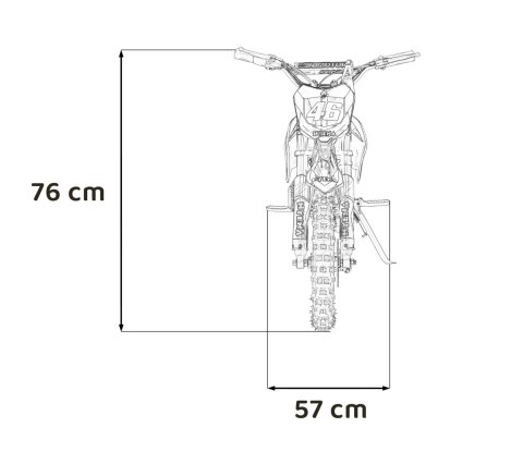 Pojazd Motor RENEGADE 50R Czerwony