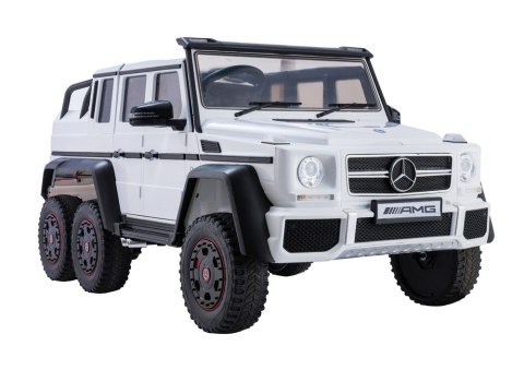 Auto Na Akumulator Mercedes G63 6x4 24V Biały