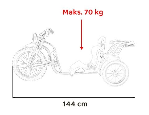 Trajka do driftu DRIFT BIKE 21 Drift trike Gokart do driftu dla dzieci