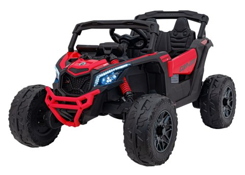 Mega mocny ATV CAN-AM Maverick Czerwony 4x200W 24V5Ah