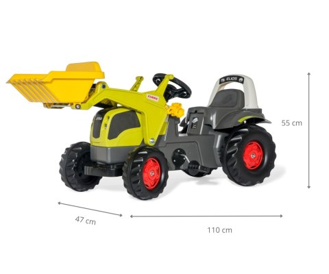 Rolly Toys 025077 Traktor Rolly Kid Claas Elioz z łyżką