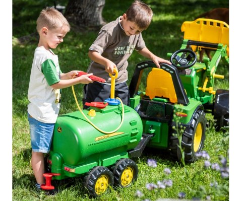 Rolly Toys 122752 Cysterna Rolly Tanker John Deere z pompą i sikawka 2-osie