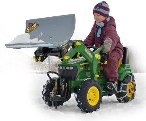 Rolly Toys 710126 Traktor Rolly Farmtrac John Deere z łyżką i pompowanymi kołami