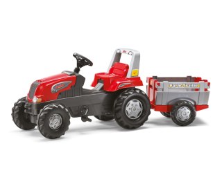 Rolly Toys 800261 Traktor Rolly Junior RT z przyczepą Czerwony