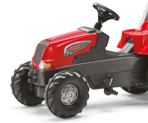 Rolly Toys 800261 Traktor Rolly Junior RT z przyczepą Czerwony