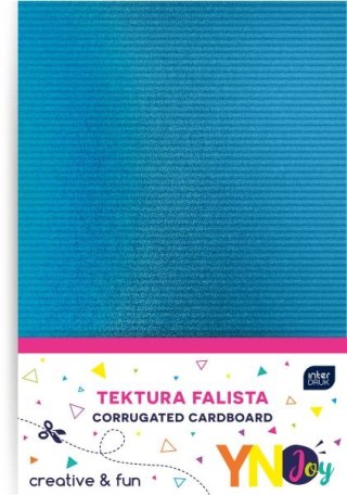 Tektura falista INTERDRUK YNJoy A4 5ark. metallic